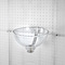 Azar Displays 10" Bowl Display W/ Curved Metal Arm for Pegboard/Slatwall 729910 - alternate 3
